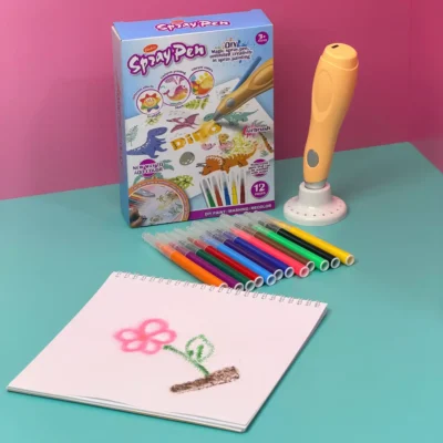 قلم جادویی اسپری‌پن ۱۲ رنگ | Electric Spray Pen