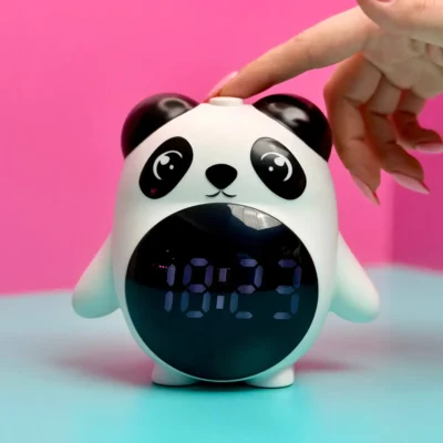 ساعت رومیزی دیجیتال پاندا فانتزی مدل Animal Series با آلارم و نمایشگر LED